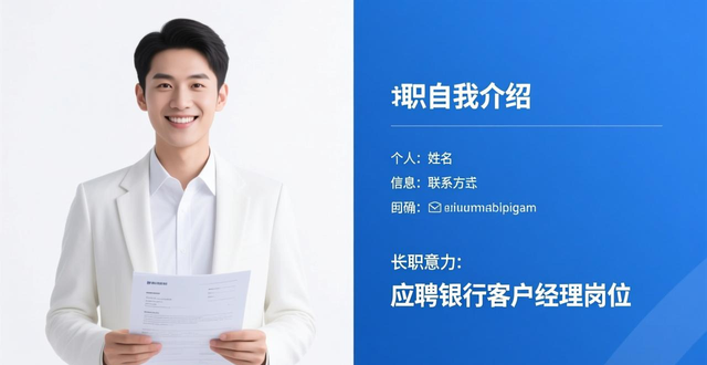 银行面试自我介绍范文2分钟_银行职员面试自我介绍模板_银行求职自我介绍技巧