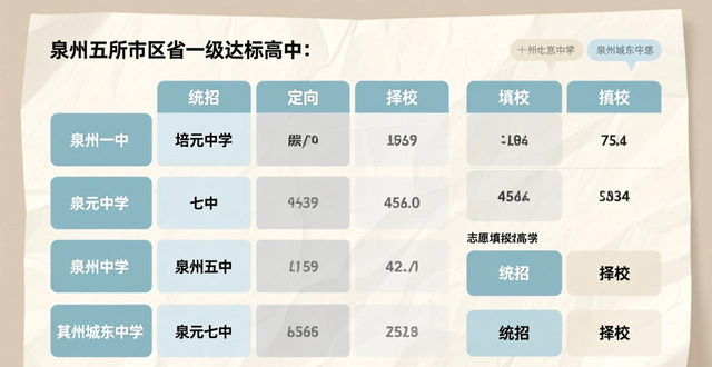 泉州实验中学面试_填报志愿时间及有关事项_泉州中考志愿填报指南