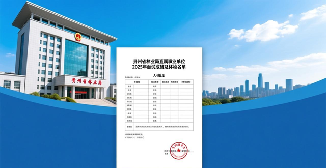 贵州省林业局2025年招聘体检时间地点_贵州事业单位面试名单_贵州省林业局2025年招聘体检注意事项