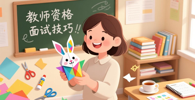 幼儿园教师资格面试试讲 折纸技能展示 技巧分享_幼儿教师公招面试流程