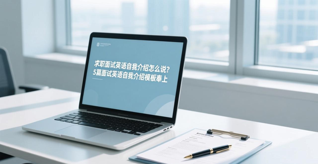 面试selfintroduction_english self-introduction for job interview_interview english self-introduction templates