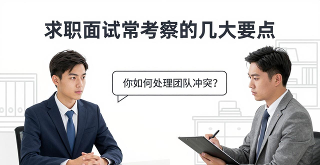 面试官关注的能力_求职面试考察要点_考察原则性的面试问题